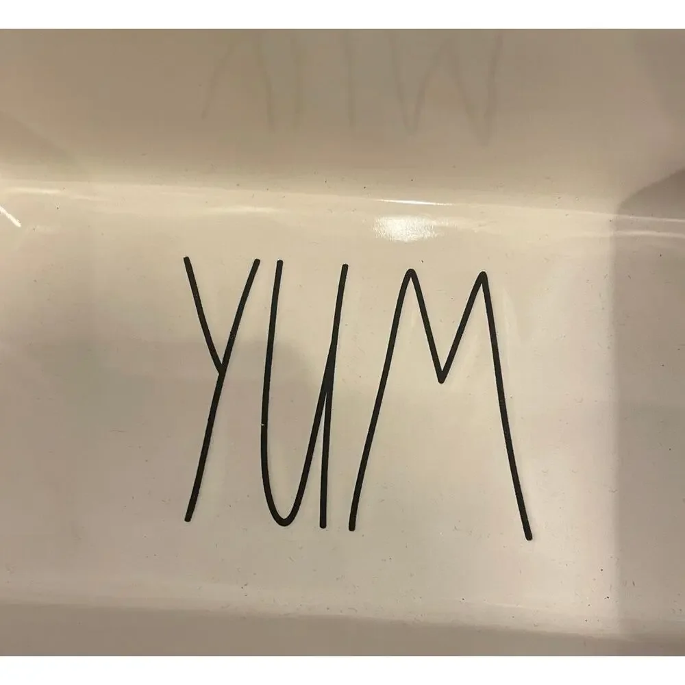 Rae Dunn YUM Ceramic Bread Loaf Dish